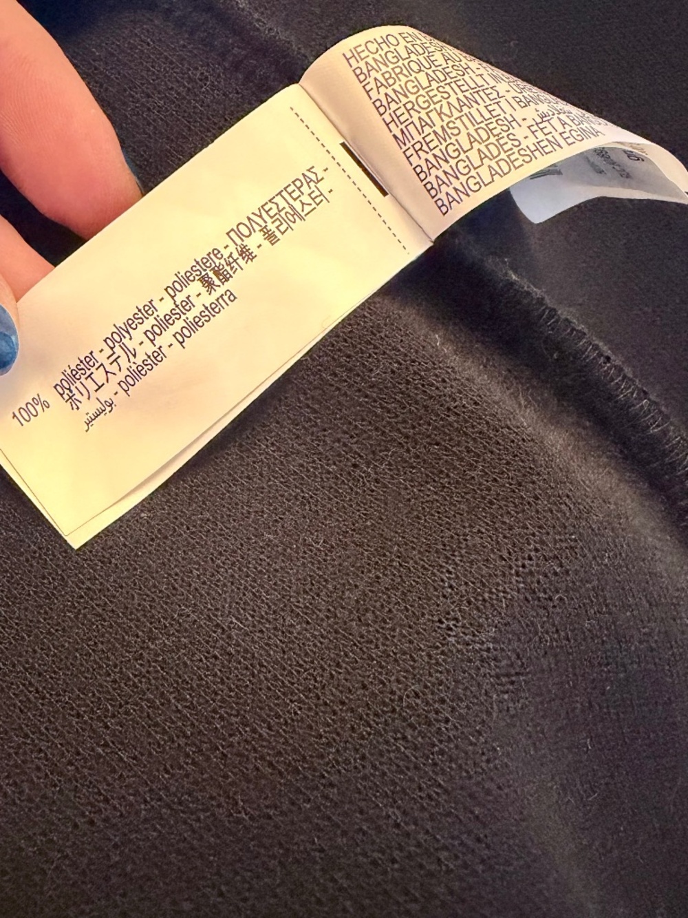 Zara Felt Texture Coat in Black Size Medium - Picture 13 of 14